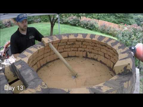 My first Pompeii Brick Pizza Oven - Time Lapse Video My first Pompeii Brick Pizza Oven - Time Lapse Video