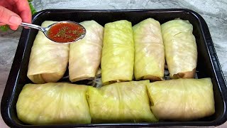 These are the most delicious stuffed cabbage rolls❗ A simple, cheap and easy recipe with minced meat