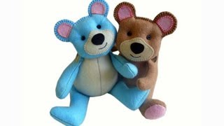 How to make a teddy bear tutorial, free pattern and easy to make with Lisa Pay