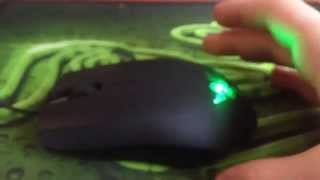 Razer Abyssus with modded led (green)