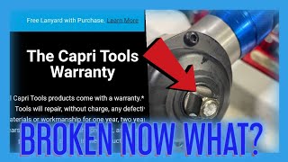 CAPRI TOOLS WARRANTY IS FREAKY FAST!!!