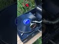 rare hmv 101 gramophone in blue crocodile case