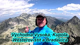 Vysoké Tatry - Východná Vysoká, Kupola, Westerov štít a Bradavica