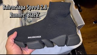 Balenciaga Speed 2.0 Runner 'Black' ( Full Review + Sizing Guide + Legit Check )