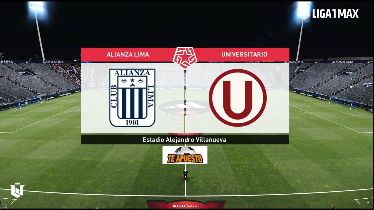 Alianza Lima Vs Universitario Final Vuelta Liga 1 Betsson Pes 2021 ...