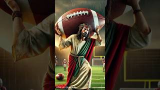 Jesus with football players. Oh god 👑😲#jesus ##jesusanimation #jesuschrist #animation