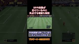 【#Shorts】数的有利の守備なのに…【FIFA22】