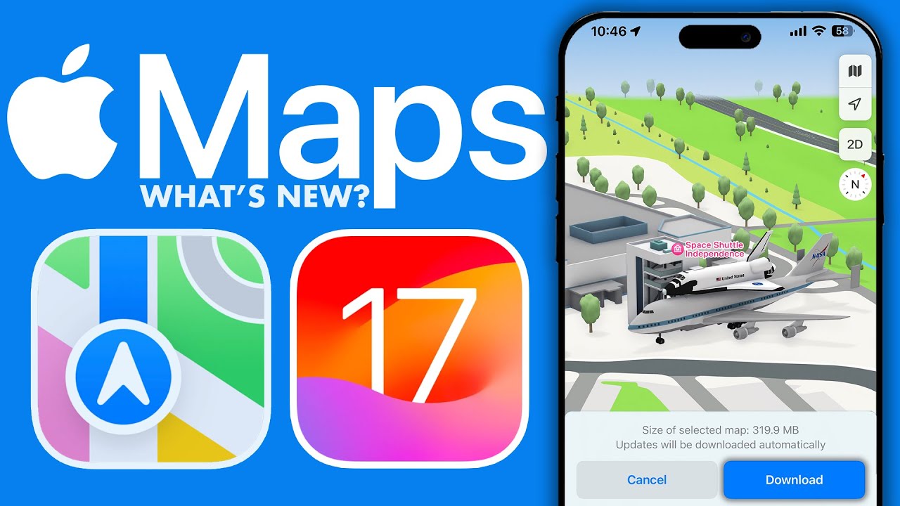 Best New Features & Changes In Apple Maps On IOS 17 - Offline Maps ...