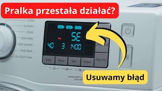 Naprawa pralki  Samsung eco bubble błąd 5E