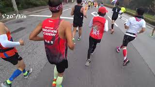 chuncheon marathon 2022년 춘천마라톤 C그룹 출발 부터 완주 1인칭시점 현장감 사운드 리얼 불편함 주의