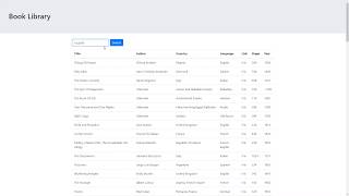 Book Library | Javascript API | Bootstrap | Source Code | Project | 2020
