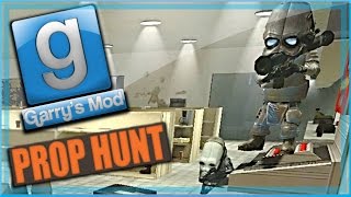 Garry's Mod Prop Hunt Funny Moments Little Hunter Edition! - Sneaky Snake, Gas Can, and No Clipping!