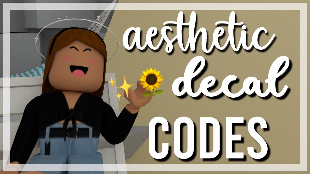 AESTHETIC DECAL CODES (roblox) - YouTube