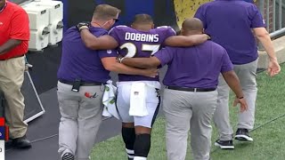 J.K. Dobbins Suffers Torn Achilles vs Texans