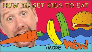 How To Get Kids To Eat Story from Steve and Maggie | + MORE Stories for Children by Wow English TV