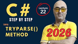 C# TryParse method – Beginner Friendly Tutorial – Csharp programming 2026