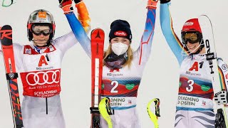 Women's Slalom - Award Ceremony - Schladming AUT - 2022