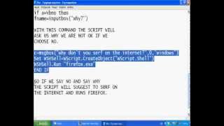 how to make a good visual basic script (vbs)