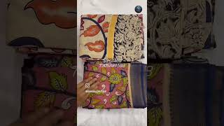 Wholesale Kalamkari Silk Sarees/Nellore Silk/Chennuri Silk For bookings https://wa.me/917305884558