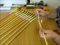 How to build a wooden arrow