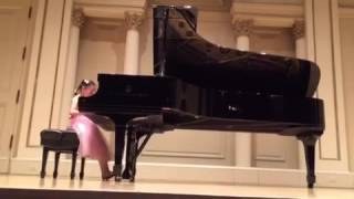 Amanda Chu Liu刘2016卡内基音乐厅Carnegie 钢琴演奏10岁