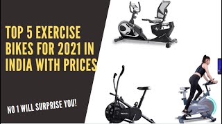 Top 5 Exercise Bikes for 2021 in India with Prices