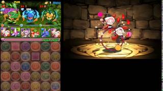 【パズドラ】木曜ダンジョン超地獄級　曲芸士サブ無課金