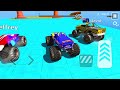 monster truck stunt racing extreme mega ramp driver simulator android gameplay 😍