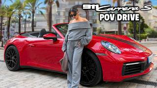 Taking a BEAUTIFUL Girl home in a Porsche 992 Carrera S POV Drive  [4K] *FLAT 6 TURBO THERAPY*