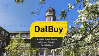 Supplier Quick Guide Individual Supplier Registration