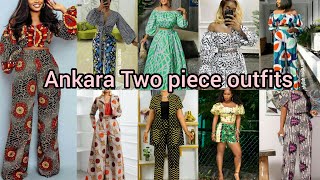 Ankara styles for elegant ladies 2024| Ankara two piece outfits inspiration