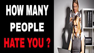 How Many People Hate You ?🤔 Personality Quiz - Interesting Tests