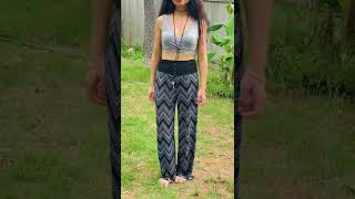 Women's Hippie Bohemian Casual Gypsy Pants \u0026 Necklace. Boho Pants High Waisted. #hippie  #fashion