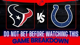 Houston Texans vs Indianapolis Colts Prediction and Picks - NFL Picks Week 18