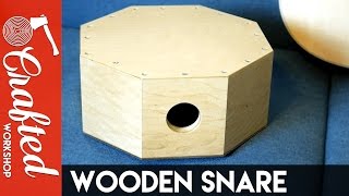 Wood Snare Drum / DIY Cajon Snare | Crafted Workshop