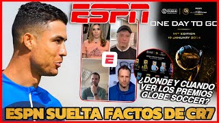 🚨ESPN ADMITE que CRISTIANO FUE MAS que MESSI en 2023 🤯 PREMIOS GLOBE SOCCER DONDE y CUANDO VER? 🥇