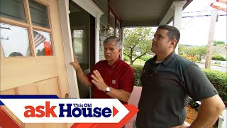 How to Install a Solid-Wood Exterior Door | Ask This Old House