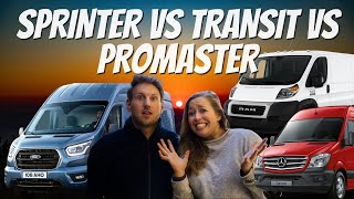 Why we chose a Transit over Sprinter \u0026 Promaster