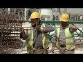 laying the beams of the first marsajunctionproject flyover