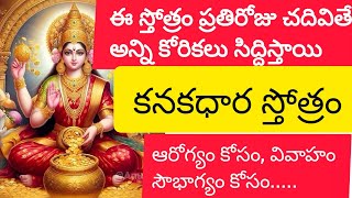 ఈ స్తోత్రం ప్రతిరోజు చదివితే అన్ని కోరికలు సిద్దిస్తాయి |కనకధార స్తోత్రం ||@SanviTejusWorld ||