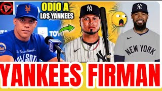 YANKEES FIRMAN A LUIS ARRAEZ Y MAX FRIX Y TEOSCAR 210MM