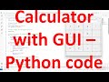 How to create a simple Calculator with GUI in Python?