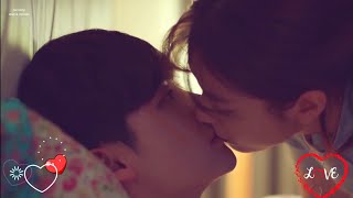 cute couple kiss on bed 💋💋 Chinese hot kissing status 💋💋 hospital romance status video starting love