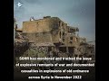 November 2022 | 20 children among 31 civilians killed and injured in explosions of war ordnance