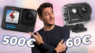 GoPro HERO 10 Black (529€) VS Action Cam (60€)