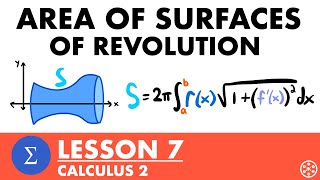 Area of Surfaces of Revolution | Calculus 2 Lesson 7 - JK Math