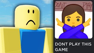 Roblox Games You Shouldn't Play