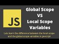 #40: JavaScript Tutorial | Local VS Global VS Block Scope