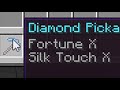 fortune X + silk touch X = 10 diamond ores?