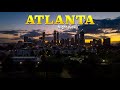 Amazing 4k Video of Atlanta Skyline : Night Views